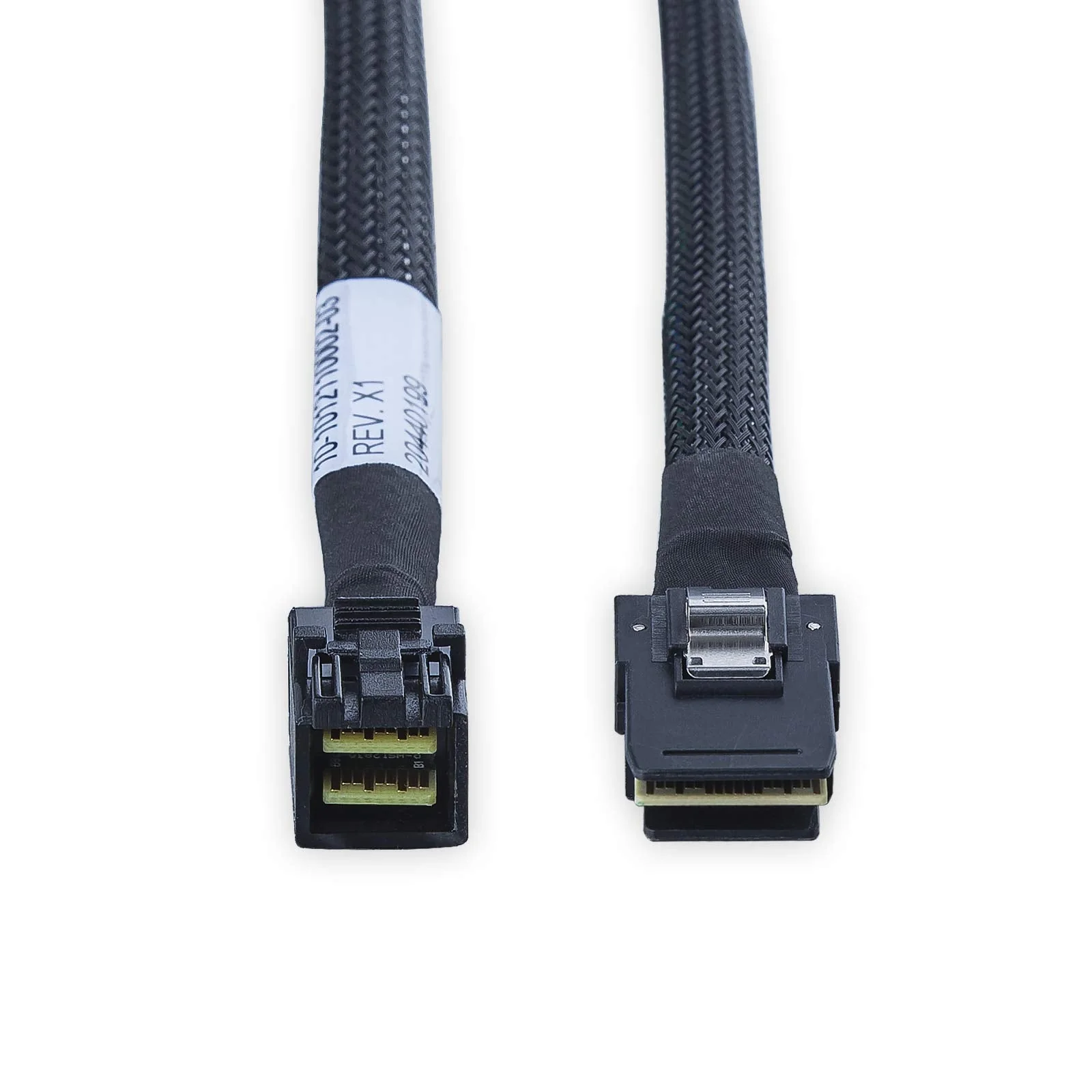 SFF-8643 to SFF-8087 Internal Mini SAS HD Cable, Compatible with Raid Controller Hard Drive, 100-Ohm, 1-m(3.3ft), 2 Pack Straight 1m - Image 3