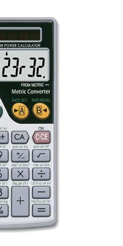 Sharp EL344RB 10-Digit Calculator with Punctuation, Metric Converter, Solar Powered LCD Display, Small Pocket Calculator for Students and Professionals - Image 3