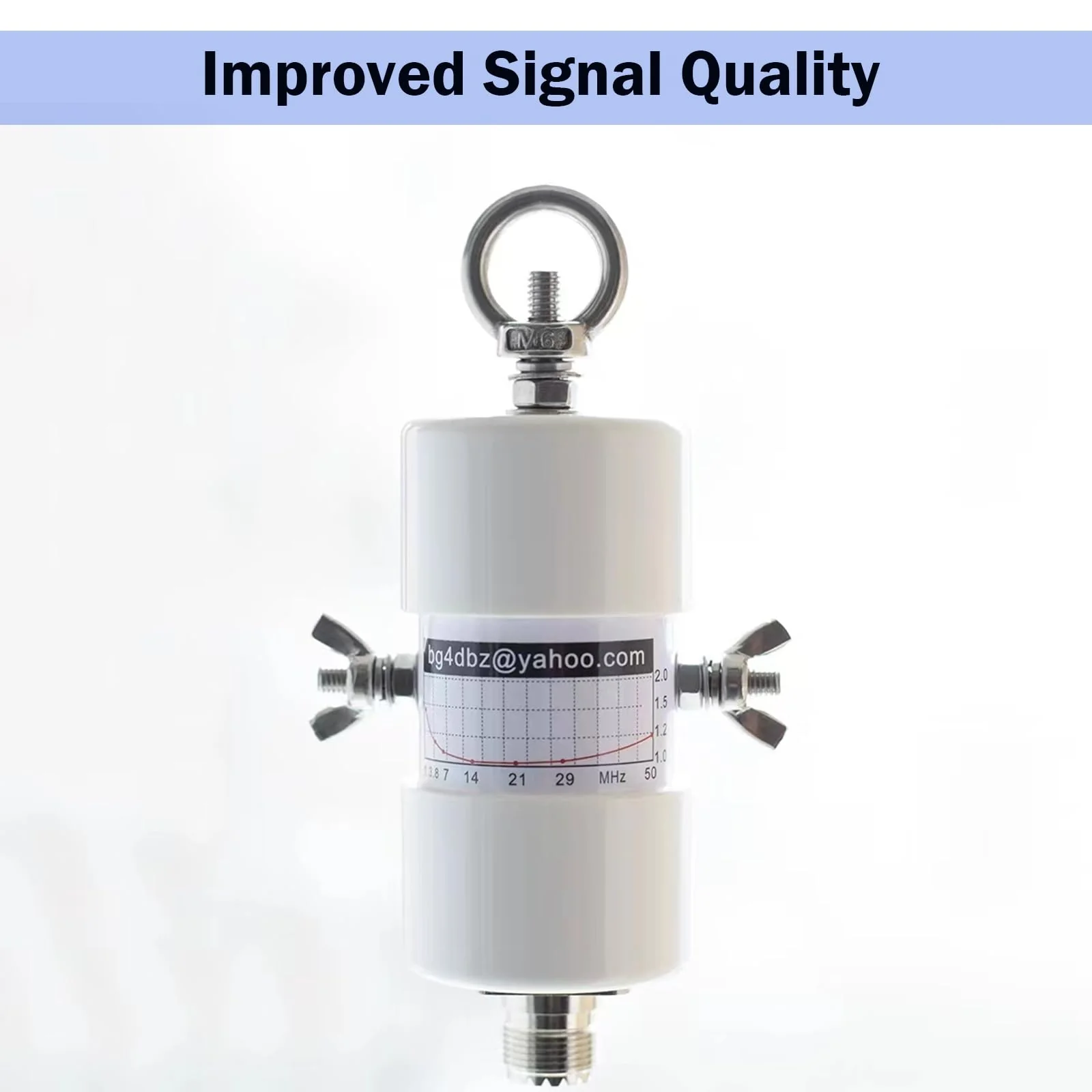 Shortwave Radio Balun Antenna 1:1 Balun Voltage 1-50MHz 500Watt Balun Ham Antenna with UHF Female (SO-239) Connector (DIY Waterproof Antenna) - Image 4