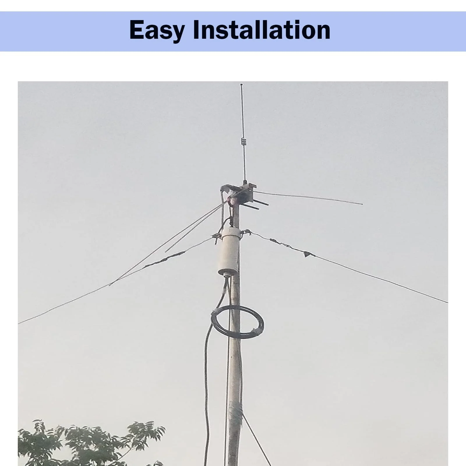 Shortwave Radio Balun Antenna 1:1 Balun Voltage 1-50MHz 500Watt Balun Ham Antenna with UHF Female (SO-239) Connector (DIY Waterproof Antenna) - Image 5
