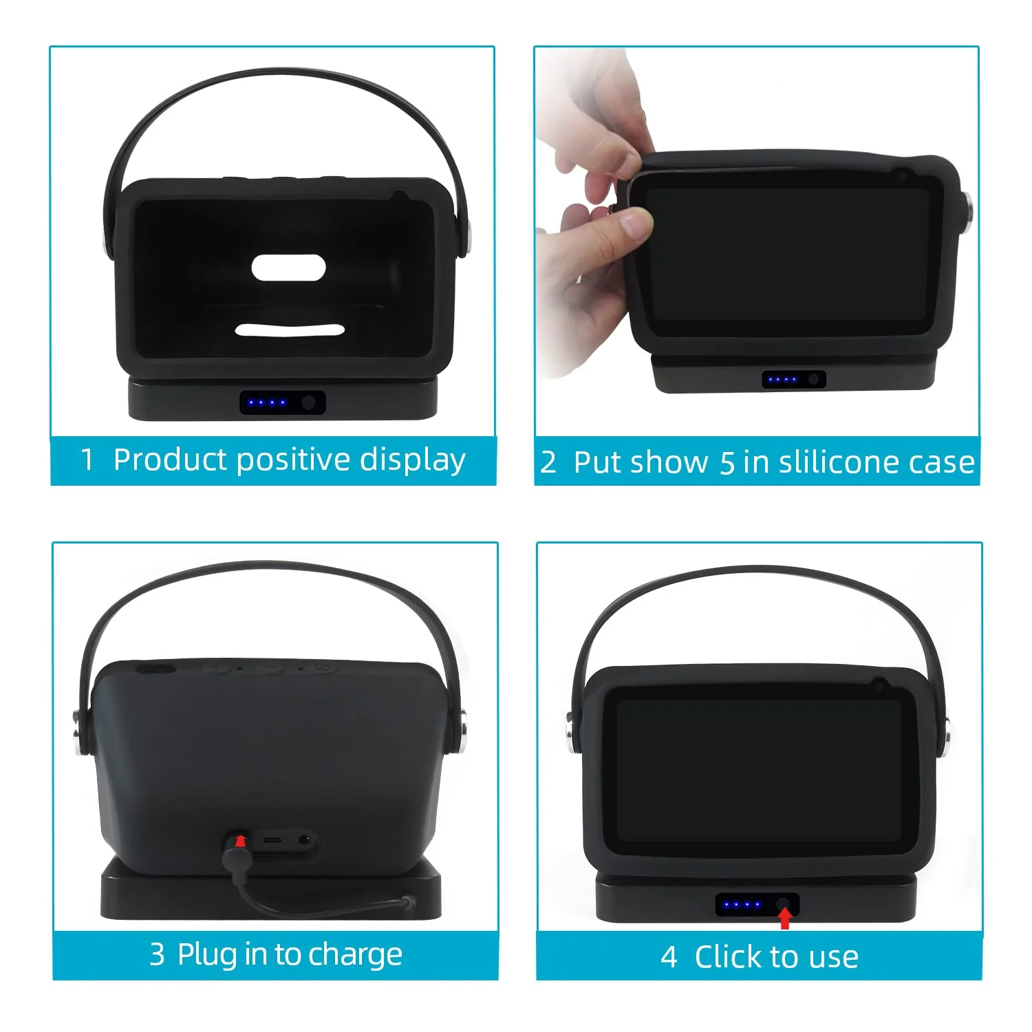 Show 5 Battery Base, Portable Show 5 1st Gen Battery Base, 10000 mAh 11Hours Work Time( Not Including Show 5 Cord) - Image 5