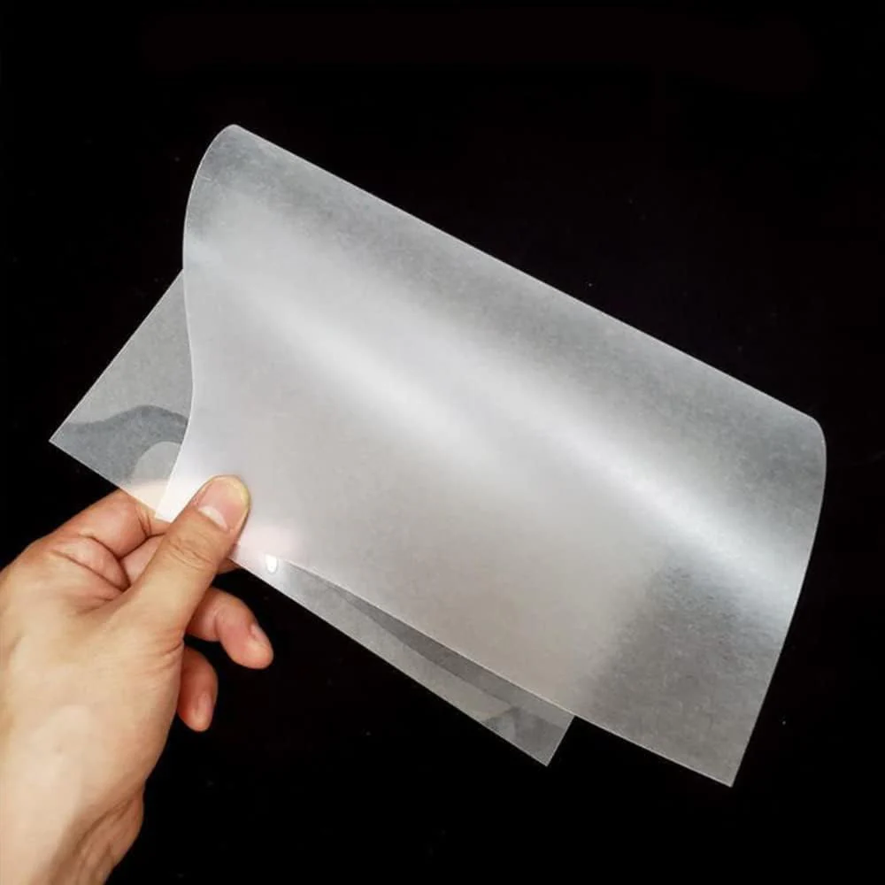 Shrink Films, Transparent, A4 Shrink Film Sheets, Matt, 10 Pieces Shrink Films, Shrink Plastic, Shrinking Plastic Films for Crafts, for DIY, Badges, Jewellery Pendants, 20 x 29 cm White-10Pcs - Image 2