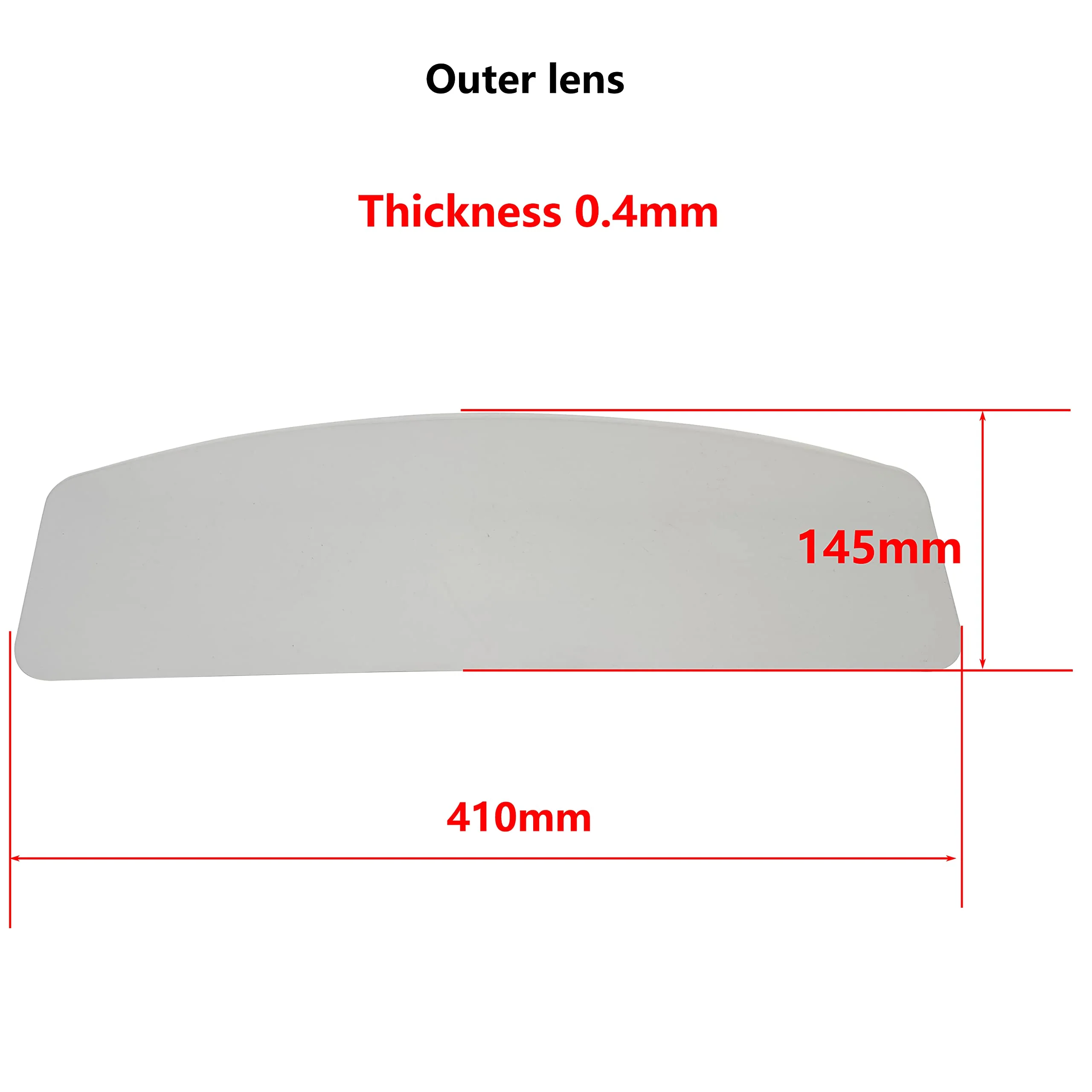 SHUNJIE Sandblaster Helmet Safe Air Feed Sandblast Helmet with Shoulder Protective Sand Blast Hood Protector for Sandblasting Equipped (Inner Lens) Inner Lens - Image 3