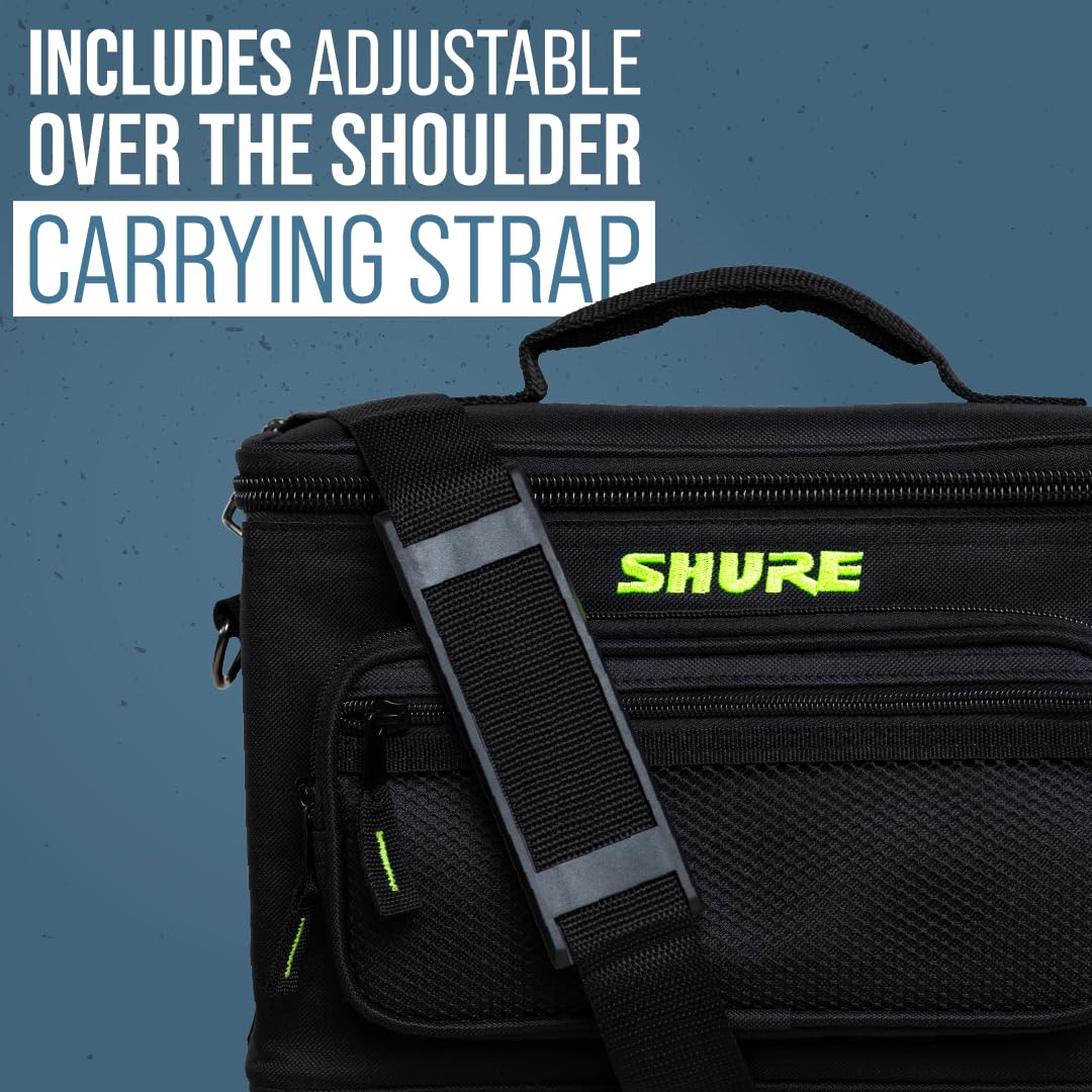 Shure by Gator Padded Microphone Bag that Holds Up to 4 Mics; (SH-MICBAG04) Holds 4 Mics - Image 4