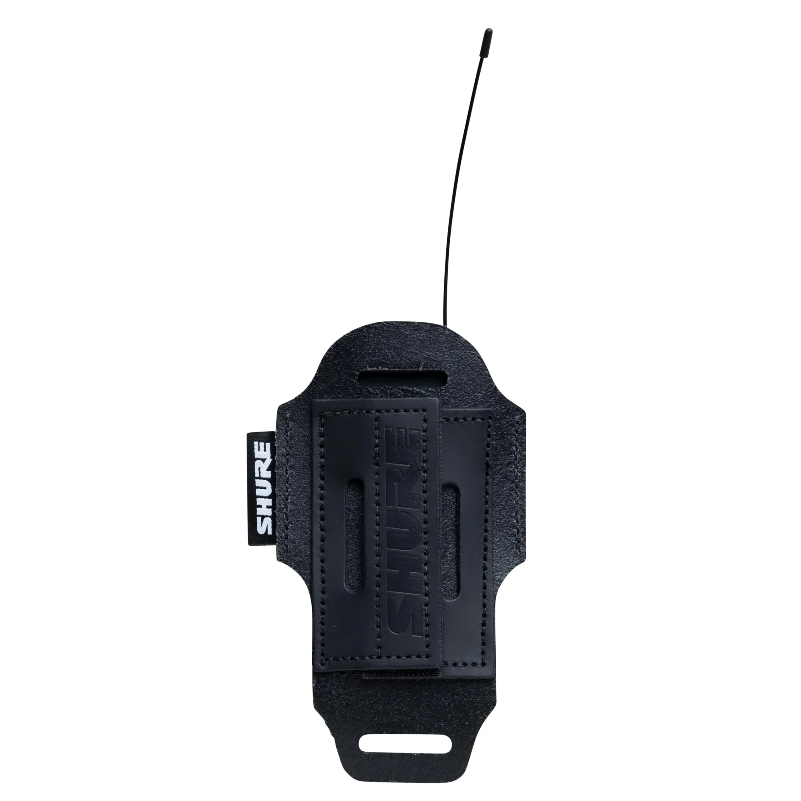 Shure by Gator Premium Black Leather Wireless Bodypack Transmitter Pouch; (SH-BODYPACK-PBK-L) - Image 9