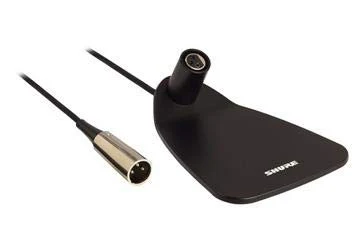 Shure Centraverse CVD Desktop Base for 12" and 18" Gooseneck Microphones - Black, with Attached 12' XLR Cable XLR (CVD-B) - Image 2
