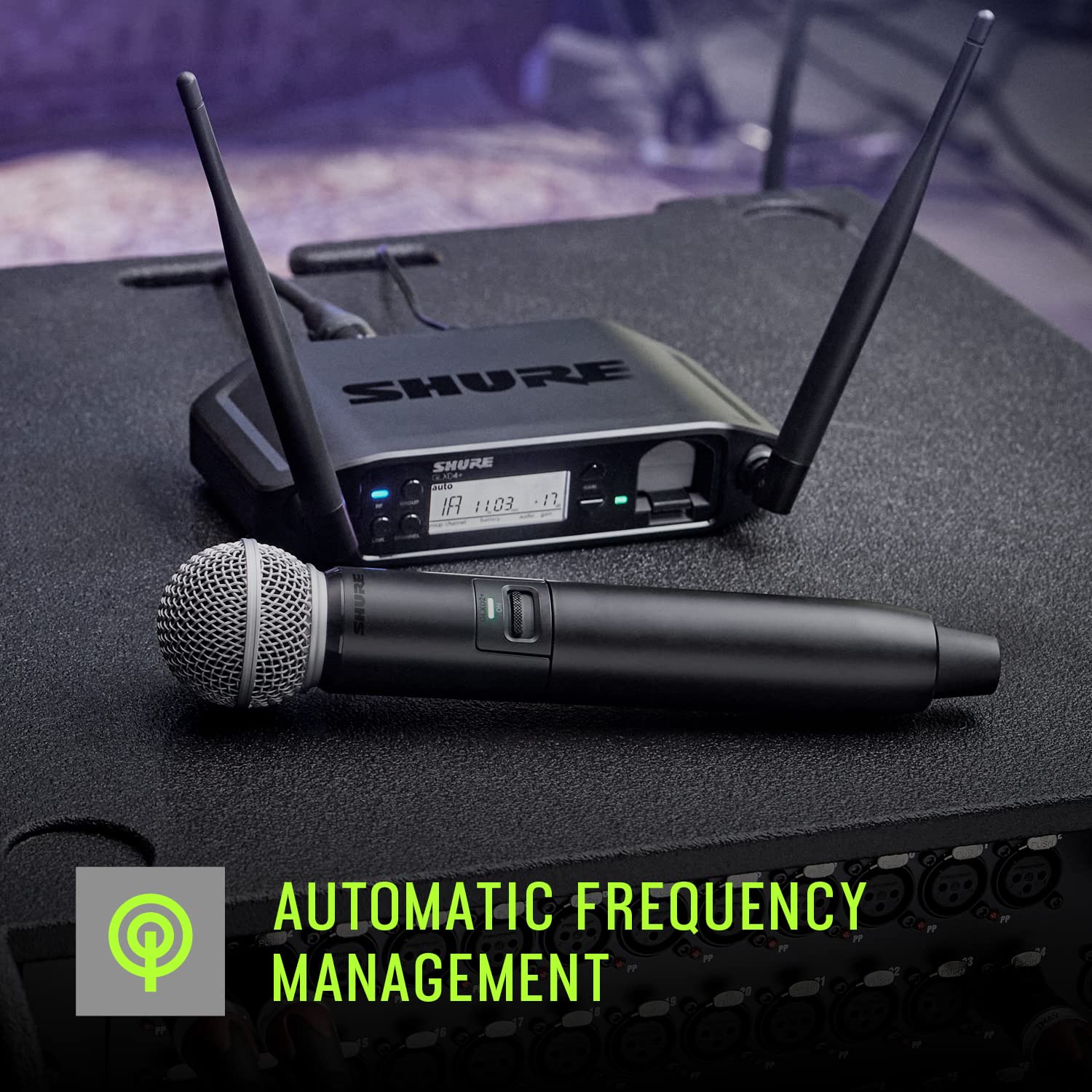 Shure GLX-D+ Dual Band Dual Band Omnidirectional 45-degree Antenna (2.4 and 5.8GHz), for use with GLXD+ Dual Band Digital Wireless Systems - Compatible with GLXD4R+ and GLXD+FM (UA8-2.4-5.8) - Image 3
