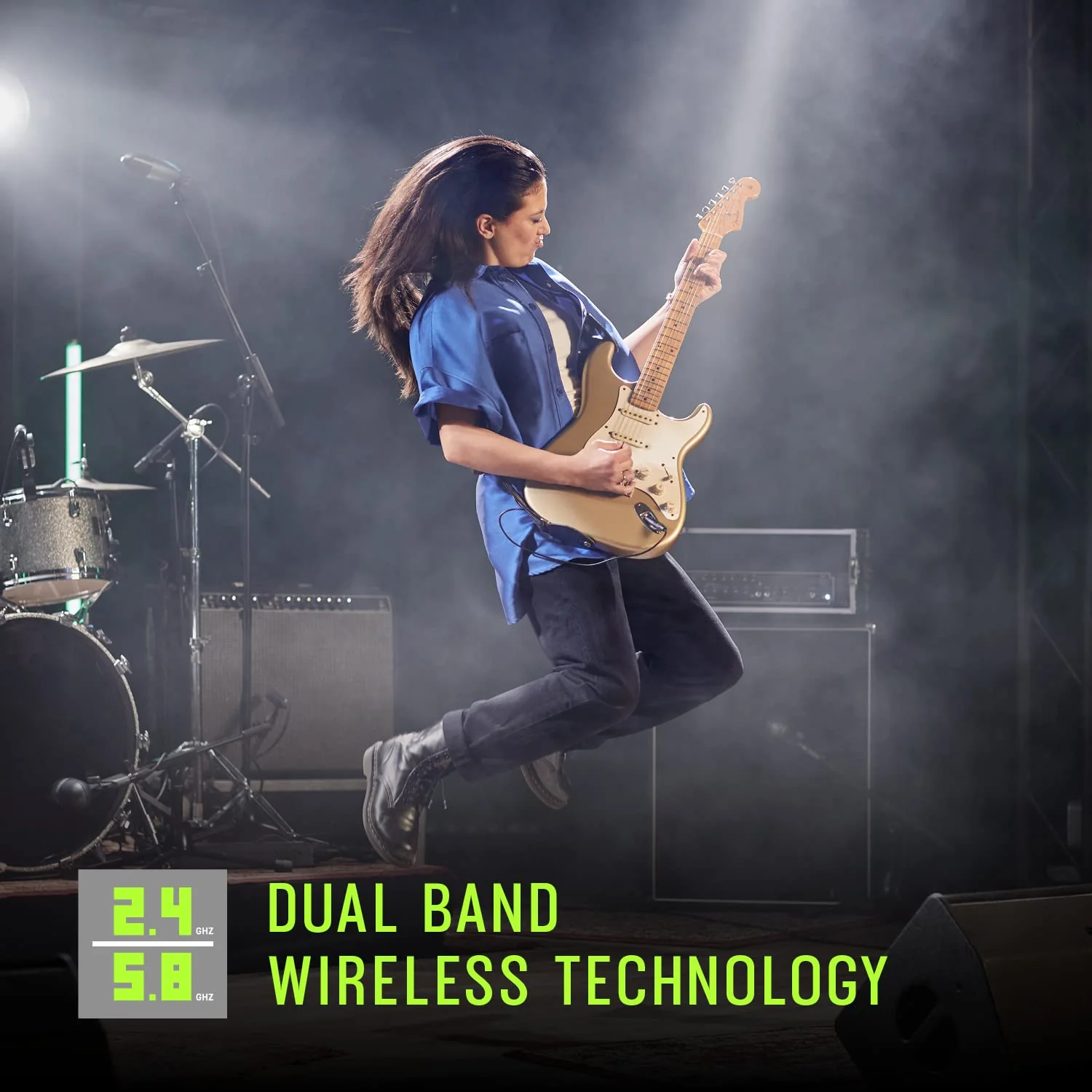 Shure GLX-D+ Dual Band Dual Band Omnidirectional 45-degree Antenna (2.4 and 5.8GHz), for use with GLXD+ Dual Band Digital Wireless Systems - Compatible with GLXD4R+ and GLXD+FM (UA8-2.4-5.8) - Image 4