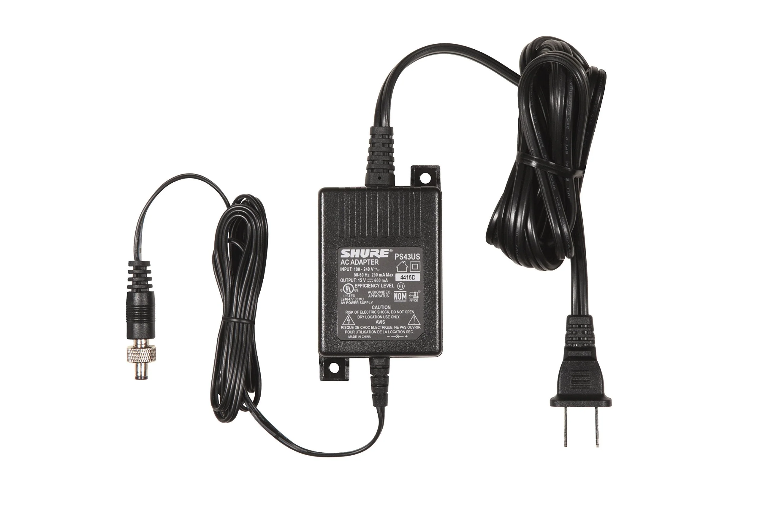 Shure PS43US In-Line Power Supply for GLX4 & ULX4 Wireless Receivers - Image 2