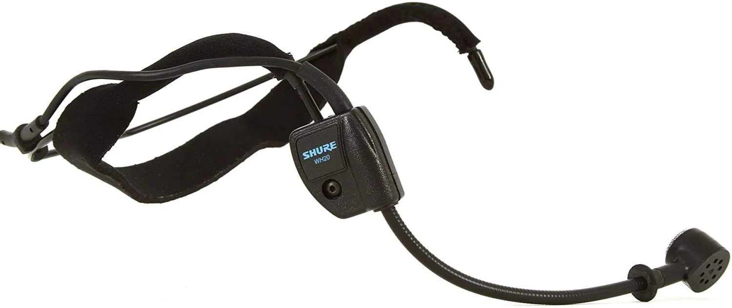 Shure WH20 Dynamic Headset Microphone - Rugged, Lightweight, Secure Fit for Active Mic Users, for Instructors/Musicians, Right-Angle 1/4 (6.3mm) Connector for Unbalanced Mic Input (WH20QTR) 1/4-inch (6.35 mm) phone plug - Image 2