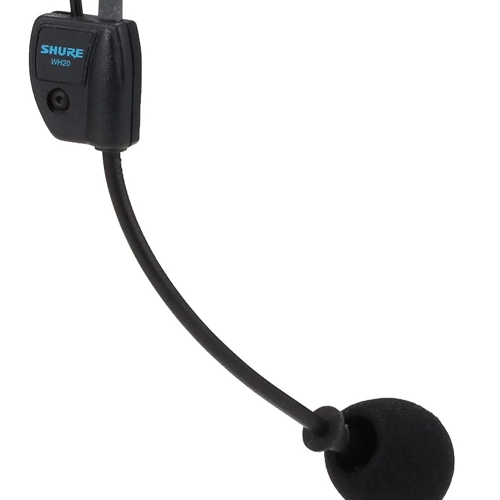 Shure WH20 Dynamic Headset Microphone (Wired) - Rugged, Lightweight, Secure Fit for Active Mic Users, for Instructors/Musicians, 3-pin Male XLR Connector with Detachable Belt Clip (WH20XLR) - Image 2