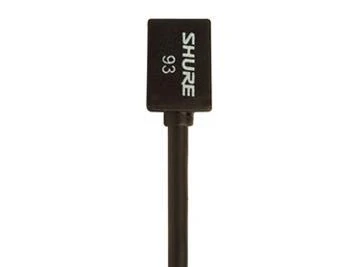 Shure WL93 Series Subminiature Condenser Lavalier Microphones,WL93- Black, with 4-Foot (1.2 m) Cable Black (4-foot cable) - Image 2
