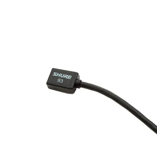 Shure WL93 Series Subminiature Condenser Lavalier Microphones,WL93- Black, with 4-Foot (1.2 m) Cable Black (4-foot cable) - Image 4