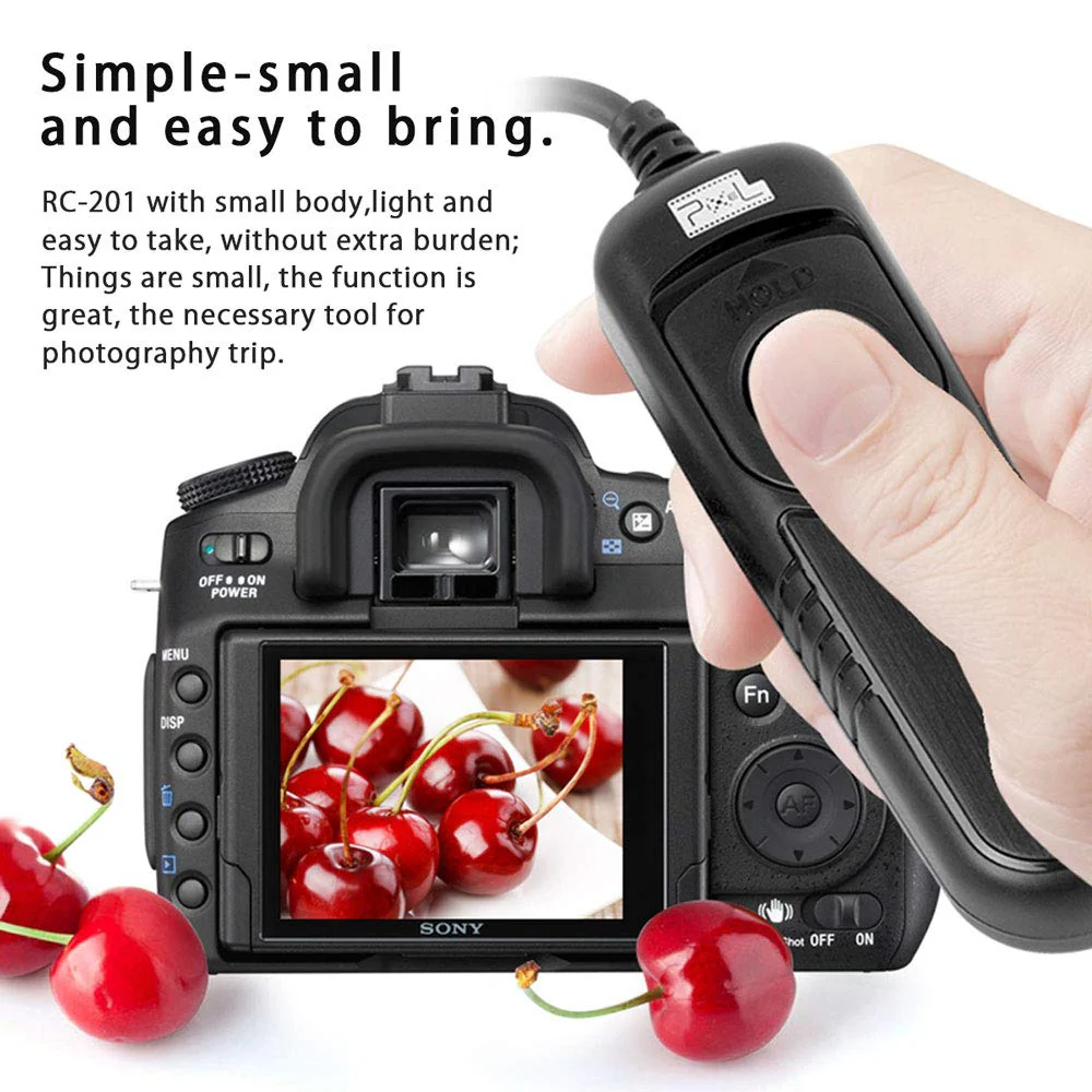 Shutter Release Cable, Pixel RC-201 CB1 Remote Release Cord Compatible for Olympus E1 E3 E5 E10 E20 Cameras Replaces Olympus RM-CB1 RC-201 CB1 for Olympus - Image 2
