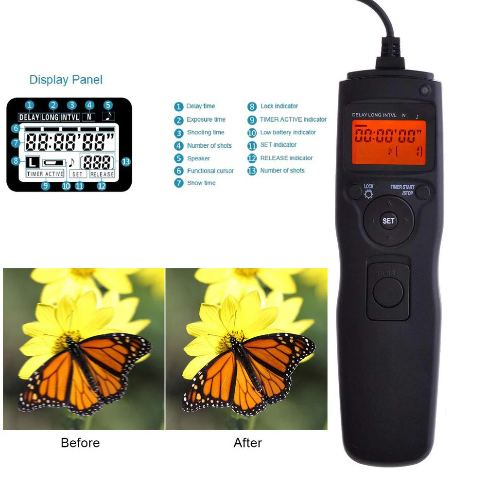 Shutter Release Cable Remote Control for Sony a99, a77, a67, a65, a57, a55, a37, a35, a33, a900, a850, a700, a580, a560, a550, a500, a450, a400 Camera - Image 7