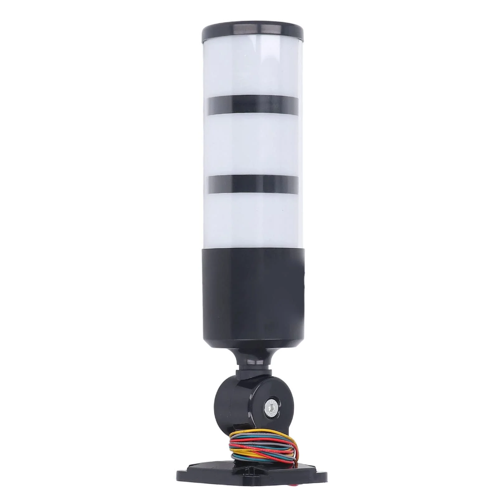 Signal column, red, yellow, green, 3-ply, 12 24 V DC, flashing stacking light, bright LED light for machines - Image 8