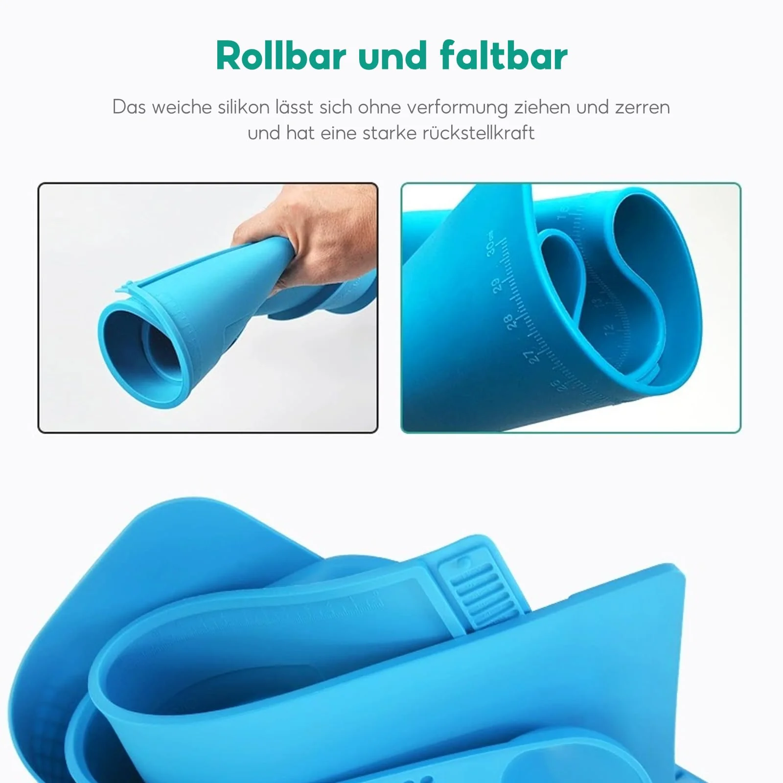 Silicone Soldering Mat, 45 x 30 cm, Heat Resistant up to 500 °C, Antistatic Repair Mat, Heat Resistant Soldering Mat, Workbench Mat for Electronics, Blue - Image 5