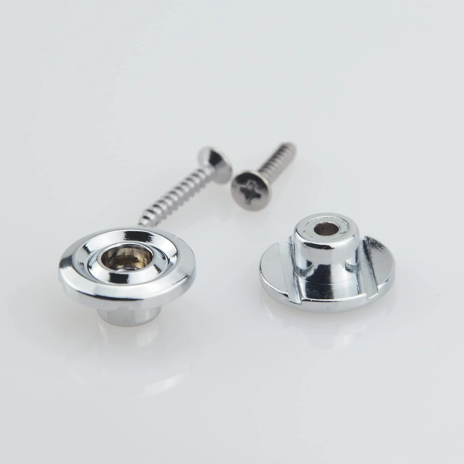 Silver 4 Right Bass Tuners - 1:24 Ratio Open Gear Tuning Key Pegs Machine Head Vintage Style Bass String Guide Tree String Retainer for Electric Jazz Guitar Bass or Precision Instruments 1 Mounting holes 1 - Image 7