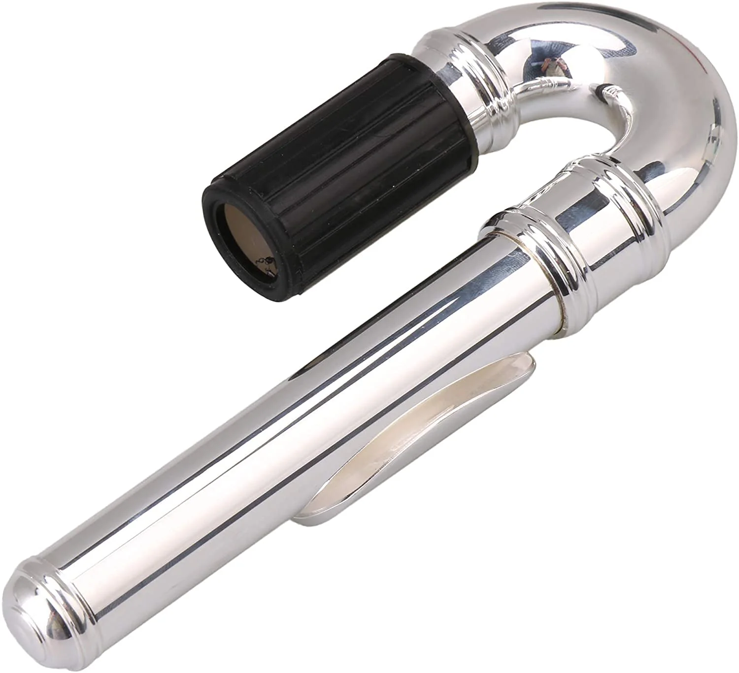 Silver Plated Flute Curved Head Joint Mouthpiece Replacement Woodwind Instrument Accessories - Image 2