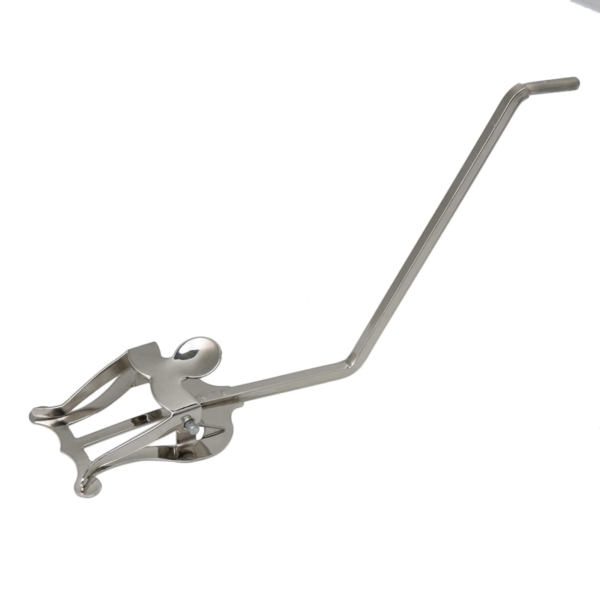 Silver Round Socket Metal Plating Sax Sheet Music Clip Holder Music Clip Lyre for Alto/Tenor Saxophone - Image 2