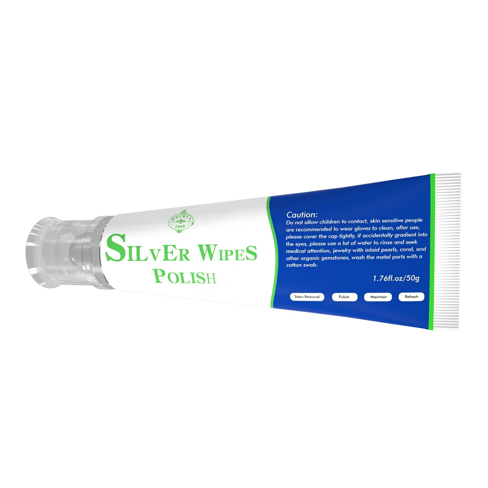 Silver Wipe Polish Cleaner Removes Surface Oxidation Tarnish from Sterling Silver, Silver and Gold Jewellery and the Keys of Instruments for Flutes, Clarinets, Oboes, Bassoons, Trumpets,Silverware - Image 6