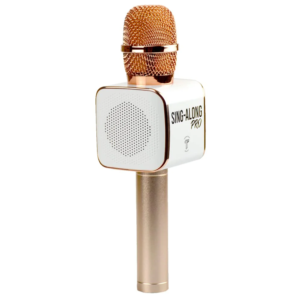 Sing-Along PRO Bluetooth Microphone - Wireless Karaoke Mic for Kids & Adults - Portable Home Karaoke Mic with Stereo Audio (Rose Gold) Rose Gold - Image 2