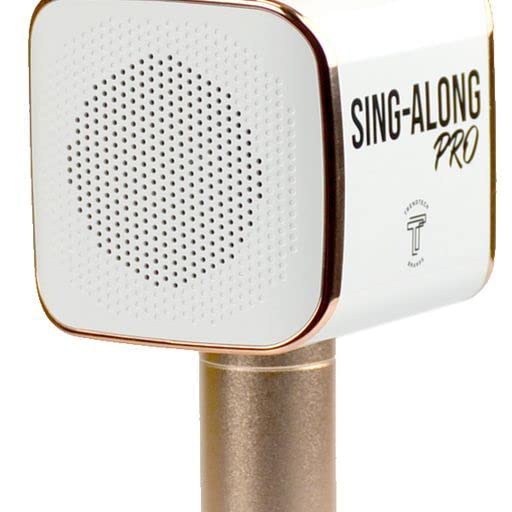 Sing-Along PRO Bluetooth Microphone - Wireless Karaoke Mic for Kids & Adults - Portable Home Karaoke Mic with Stereo Audio (Rose Gold) Rose Gold - Image 4
