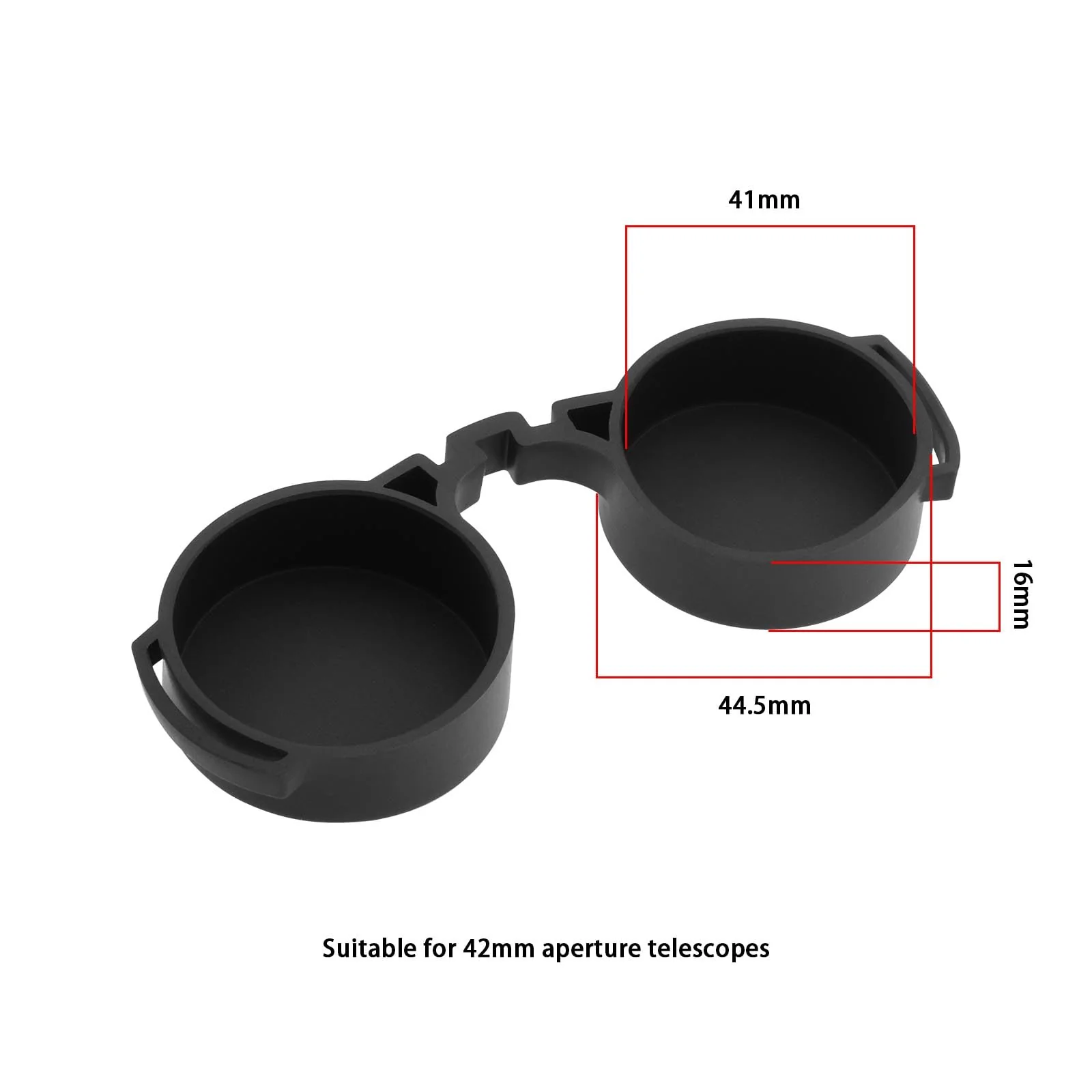 SING F LTD 2Pcs 41-42mm Rubber Eyepiece Cover Binocular Rain Guard Protection Cover Ocular Lens Cover Lens Accessories Compatible with 8x42mm 10x42mm 12x42mm Binoculars - Image 4