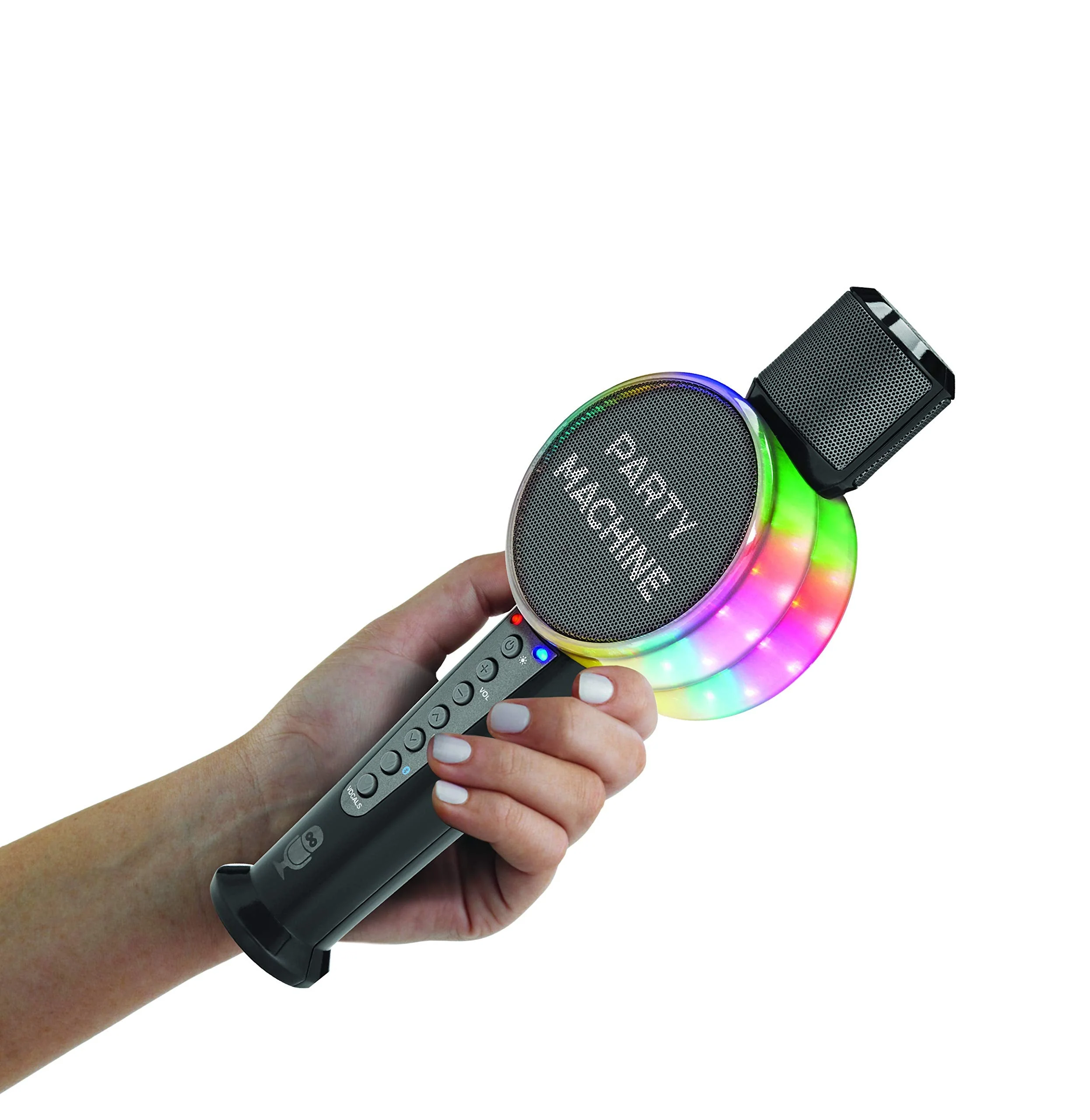 Singing Machine SMM548C Party Machine Duet Microphones with Bluetooth, Voice Changers, LED Lights - Image 7