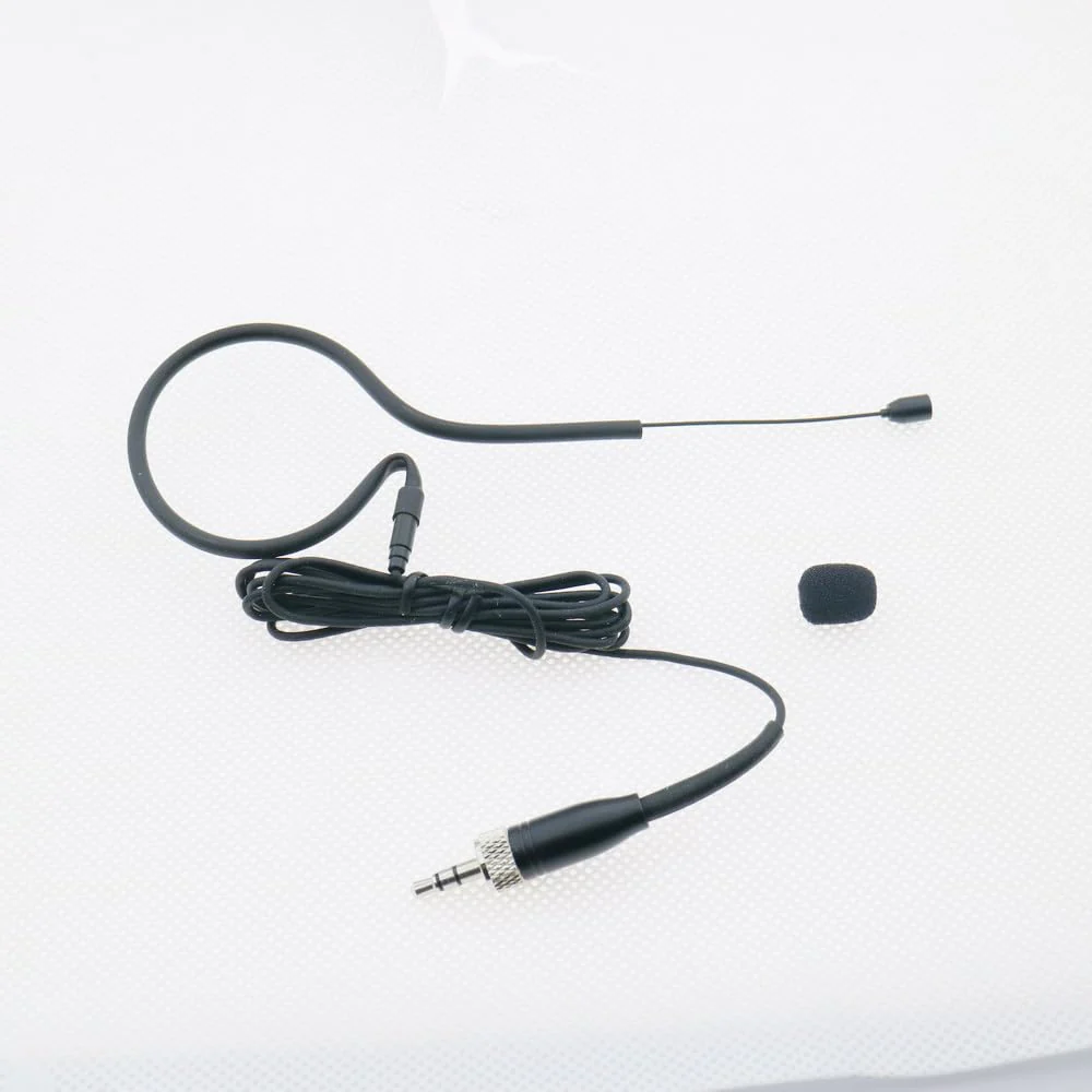 Single earset Headset Microphone for Sennheiser EM100 G2 G3 G4 Wireless HeadMic BeltPack System Omni-Directional Mics B20-Black - Image 2