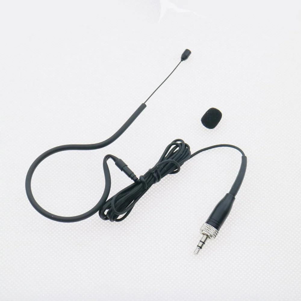 Single earset Headset Microphone for Sennheiser EM100 G2 G3 G4 Wireless HeadMic BeltPack System Omni-Directional Mics B20-Black - Image 3