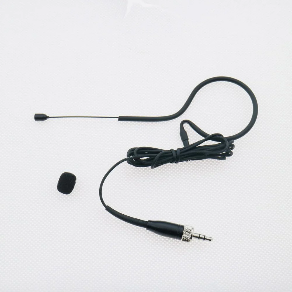Single earset Headset Microphone for Sennheiser EM100 G2 G3 G4 Wireless HeadMic BeltPack System Omni-Directional Mics B20-Black - Image 4
