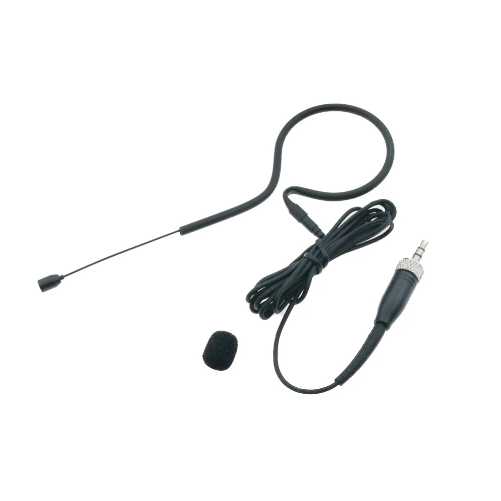 Single earset Headset Microphone for Sennheiser EM100 G2 G3 G4 Wireless HeadMic BeltPack System Omni-Directional Mics B20-Black - Image 9