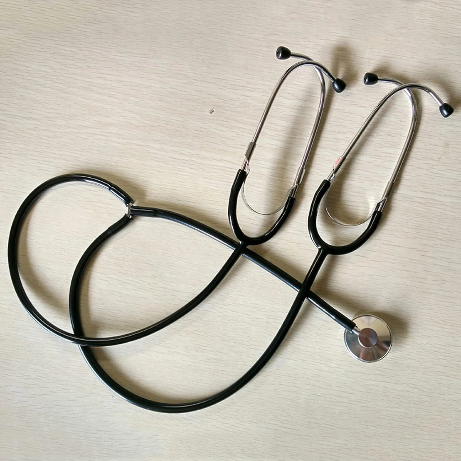 Single Head Teaching Stethoscope for Medical Training Nurse Adults Kids Black||HN100 - Image 2