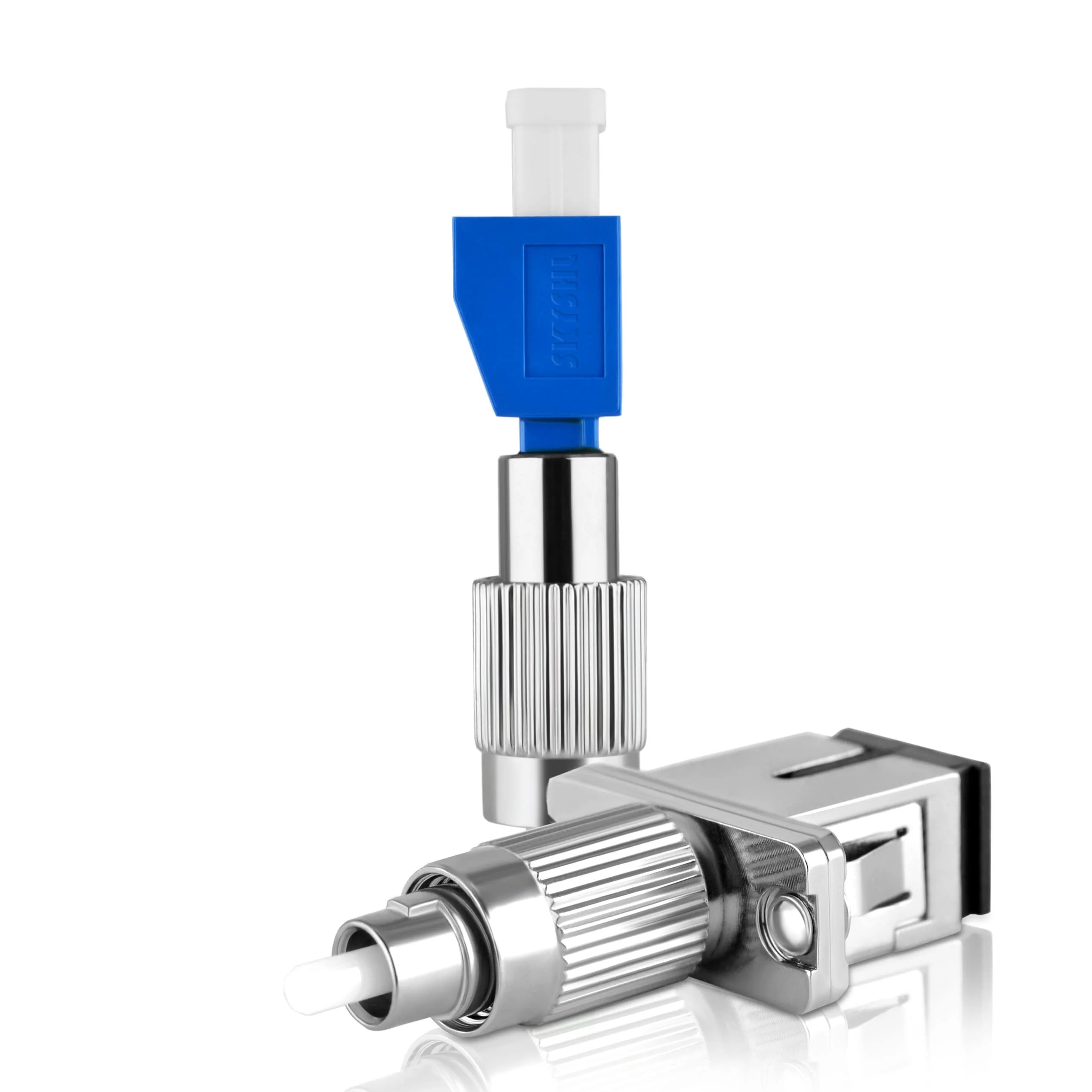 Single Mode 9/125um (2*FC-SC+2*FC-ST+2*FC-LC) Connector FC(Male) UPC to LC SC ST(Female) UPC Adapter Simplex SM Hybrid Optical Fiber Converter for OPM/OLS/OTDR/VFL/Fiber Optical(FUU6) UPC/Male-UPC/Female 2*FC-SC+2*FC-ST+2*FC-LC - Image 2