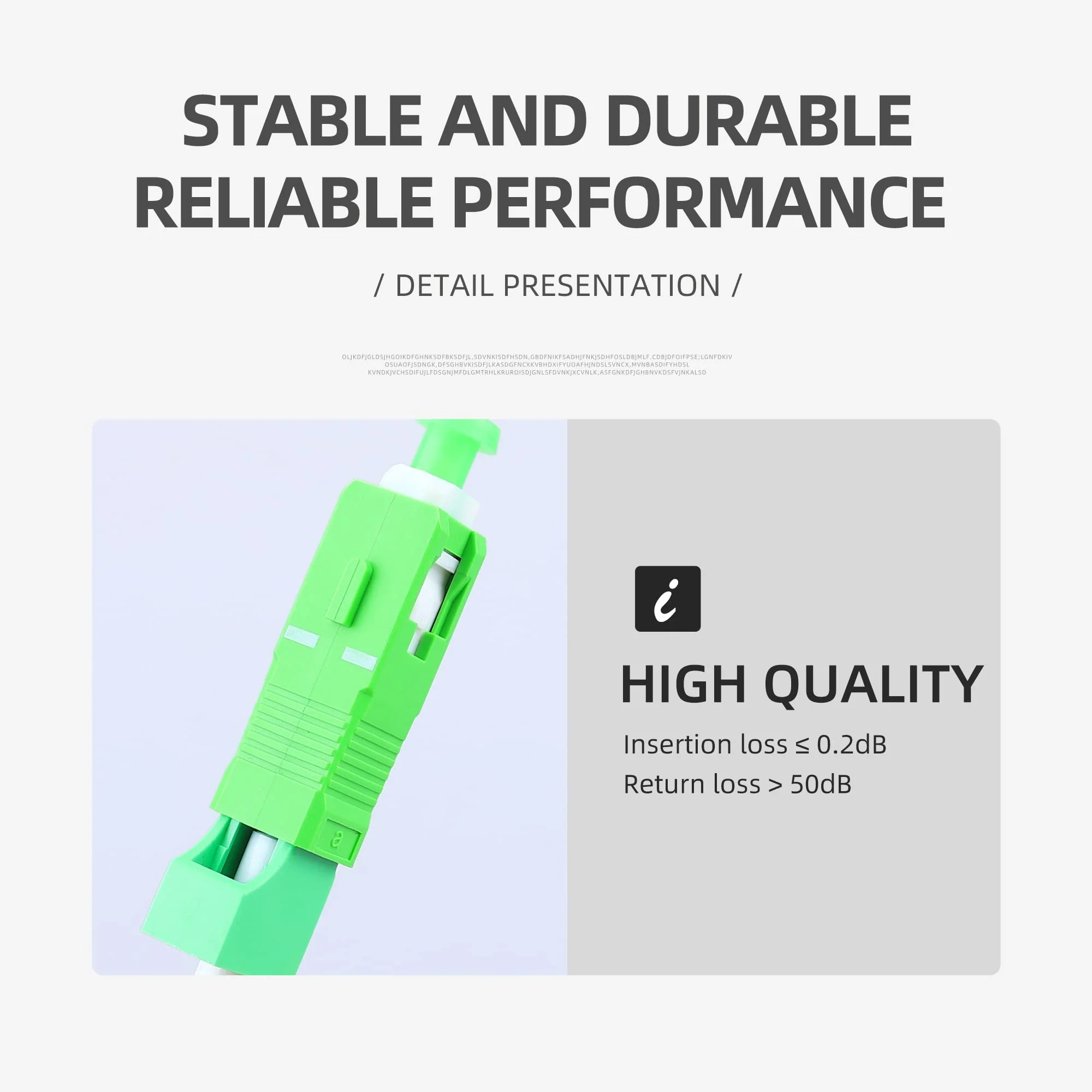 Single Mode 9/125um SC/APC Male to LC/APC Female Hybrid Optic Optical Fiber Adapter Simplex Converter LC-SC - Image 4