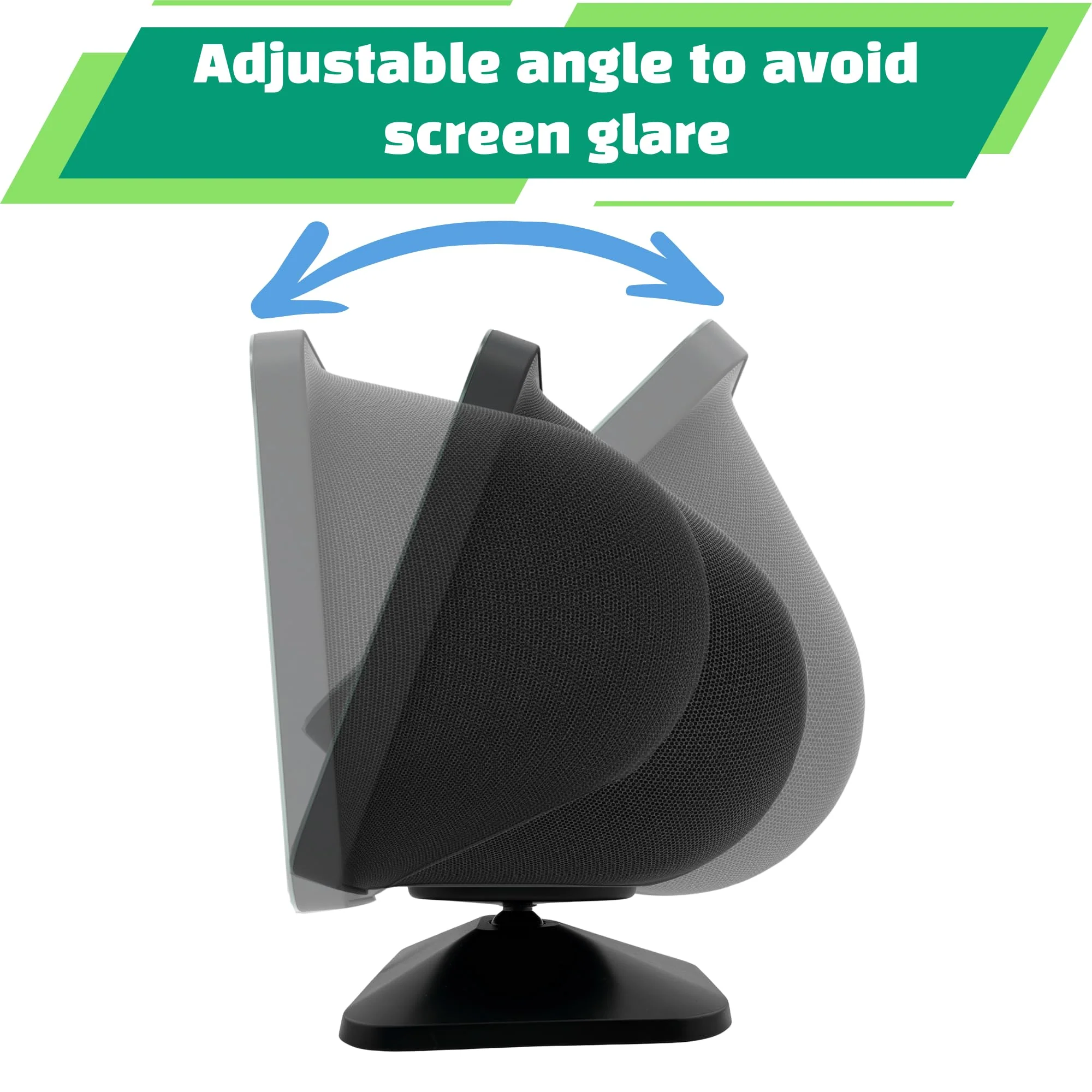 Sintron Adjustable Magnetic Stand Mount for Shᴏw 8 3rd gen, Smart Display Stand Holder with 360 Degree Rotation, Swivel & Tilt Function, Anti-Slip Base - Black Compatible with iPhone 12 & newer models For Show 8 - Image 3
