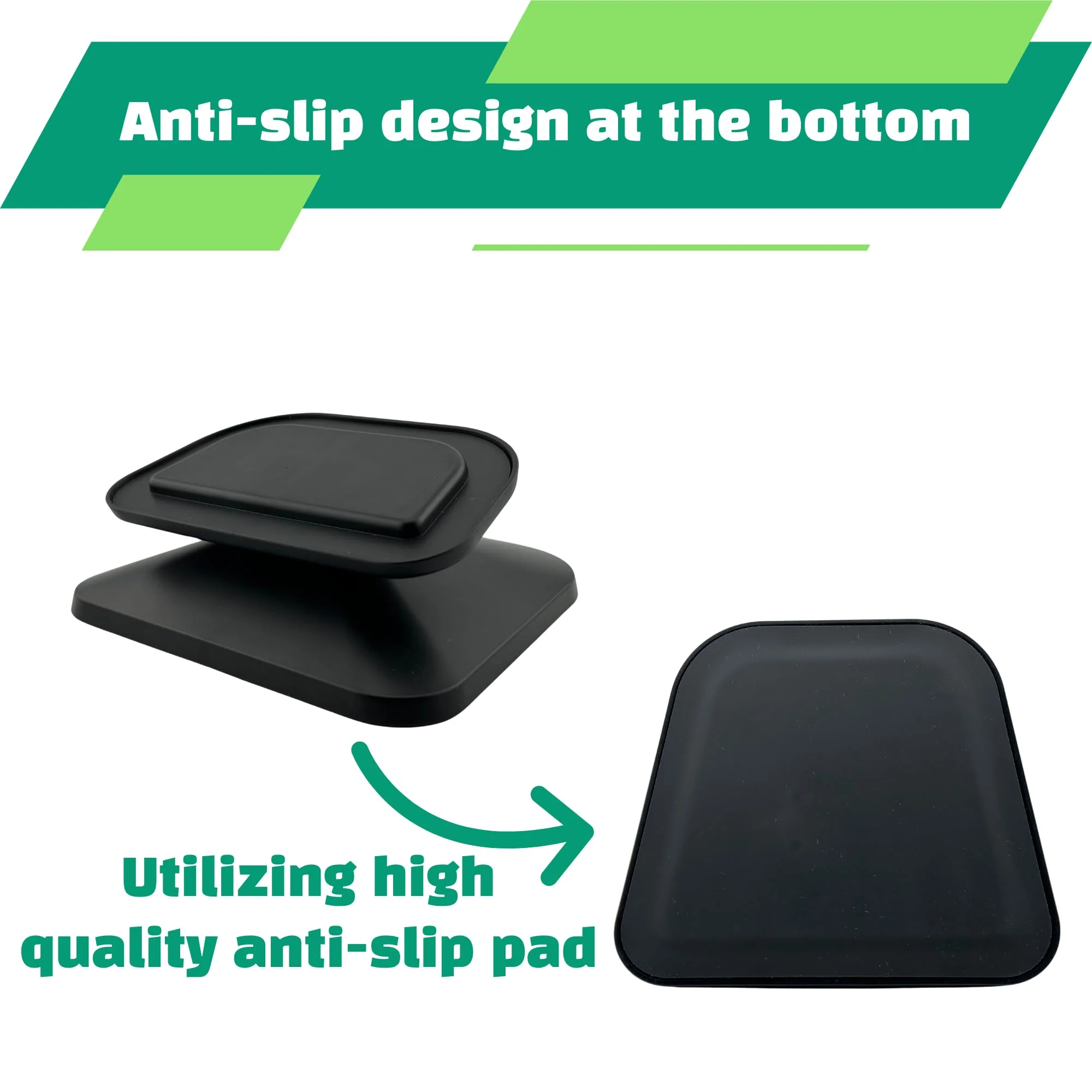 Sintron Adjustable Magnetic Stand Mount for Shᴏw 8 3rd gen, Smart Display Stand Holder with 360 Degree Rotation, Swivel & Tilt Function, Anti-Slip Base - Black Compatible with iPhone 12 & newer models For Show 8 - Image 6