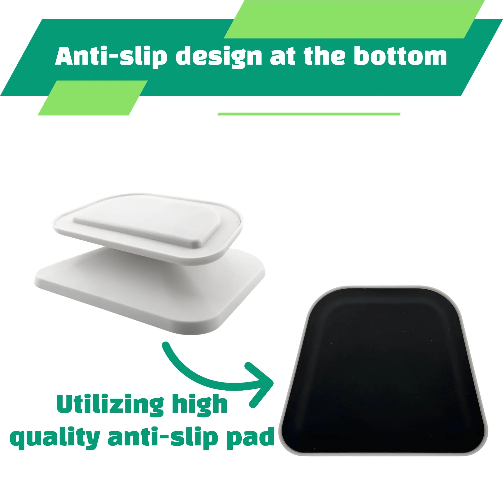 Sintron Adjustable Magnetic Stand Mount for Shᴏw 8 3rd gen, Smart Display Stand Holder with 360 Degree Rotation, Swivel & Tilt Function, Anti-Slip Base - White Compatible with iPhone 12 & newer models For Show 8 - Image 6