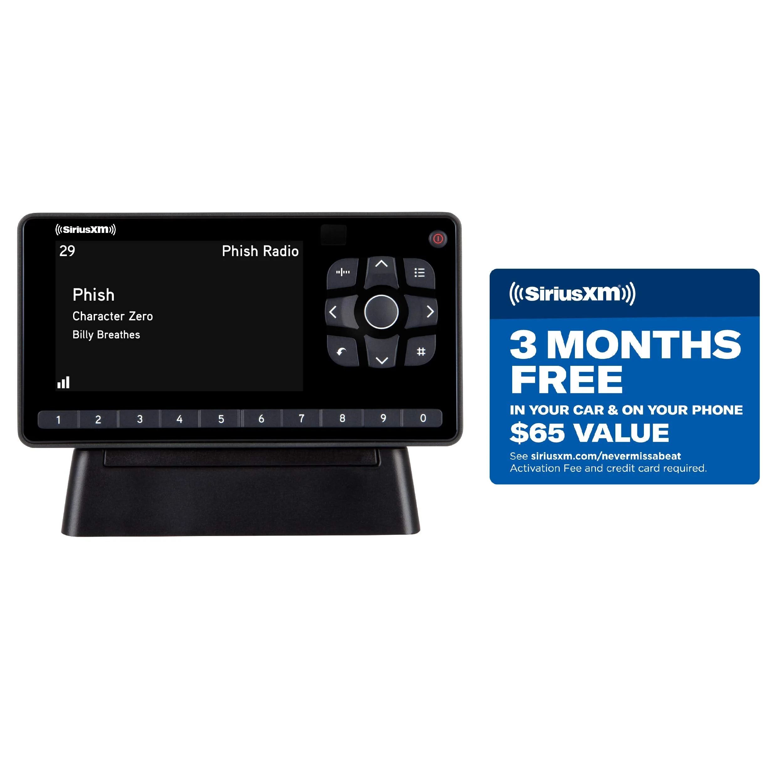 SiriusXM SXEZR1H1 Onyx EZR Satellite Radio with Home Kit, Receive Free 3 Months Service with Subscription – Enjoy SiriusXM in your Home or on Your Powered Audio Speakers Satellite Radio + Home Kit - Image 7