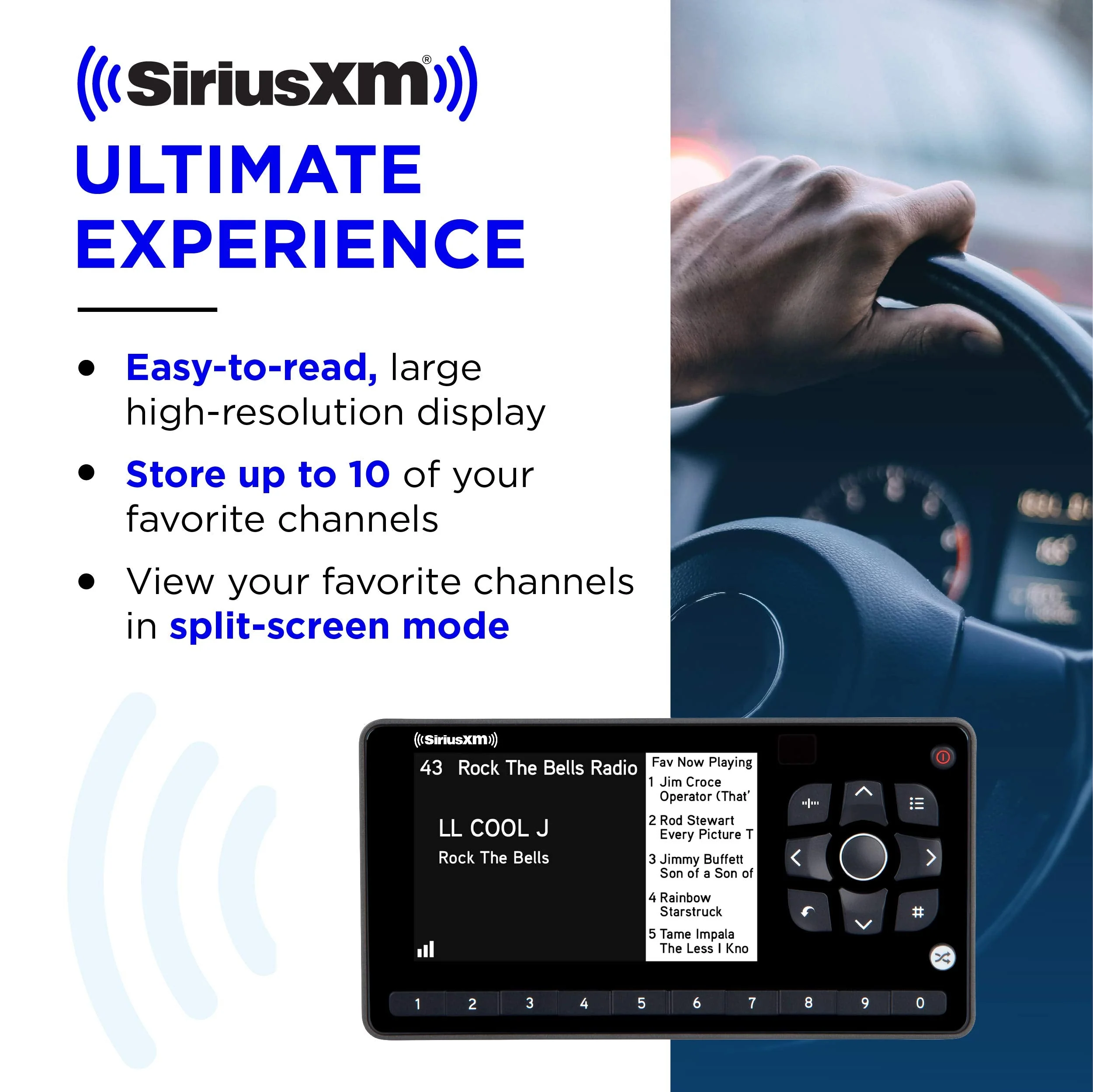 SiriusXM SXEZR1V1 Onyx EZR Satellite Radio with Vehicle Kit, Receive 3 Months Free Service with Subscription, Easy to Install – Enjoy SiriusXM in Your Car and Beyond with this Dock and Play Radio Satellite Radio + Vehicle Kit - Image 2