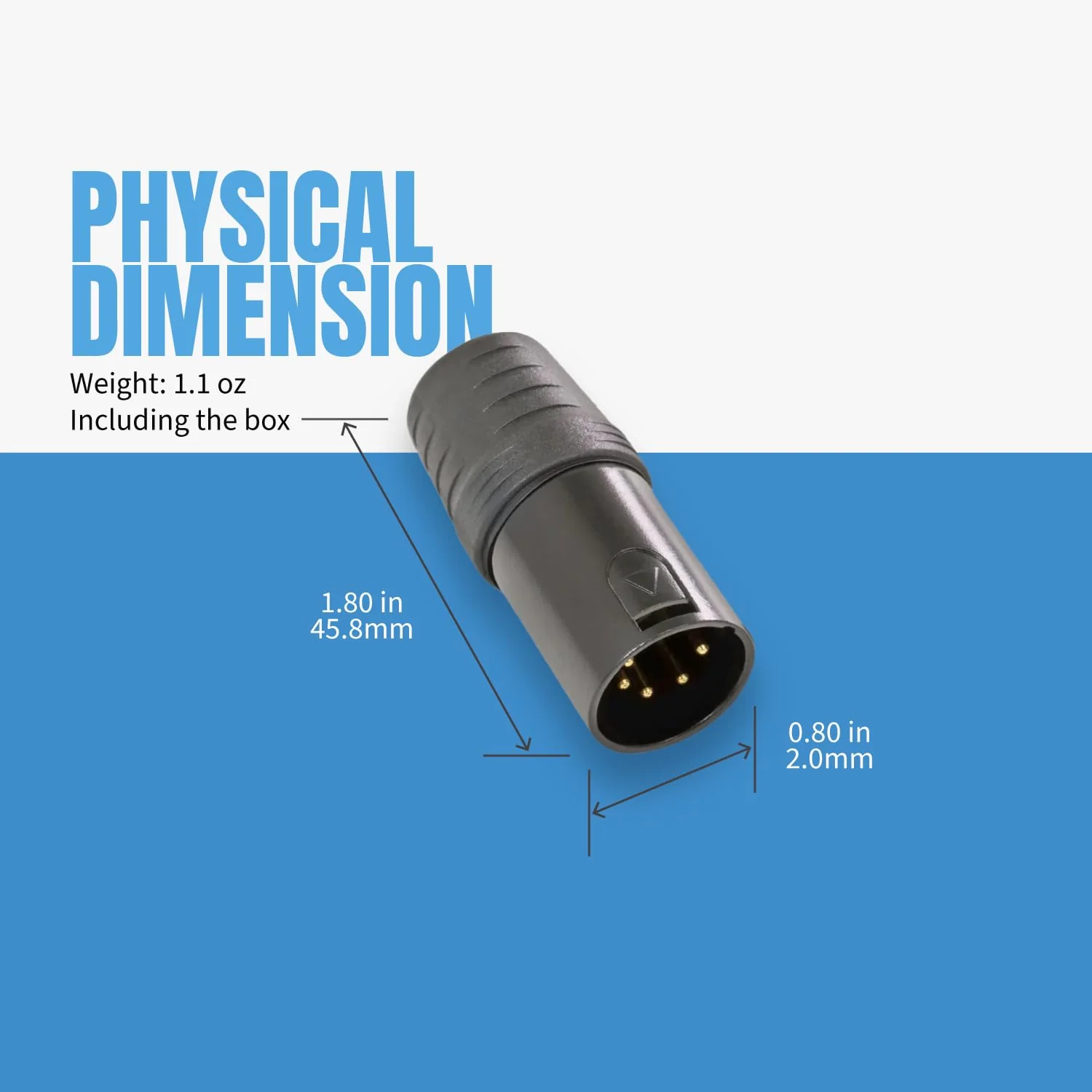 SIRS-E 2-Pack - CPoint DMXterminator XLR 5 Pin DMX Terminator 120 Ohm XLR5-TERM - Image 2