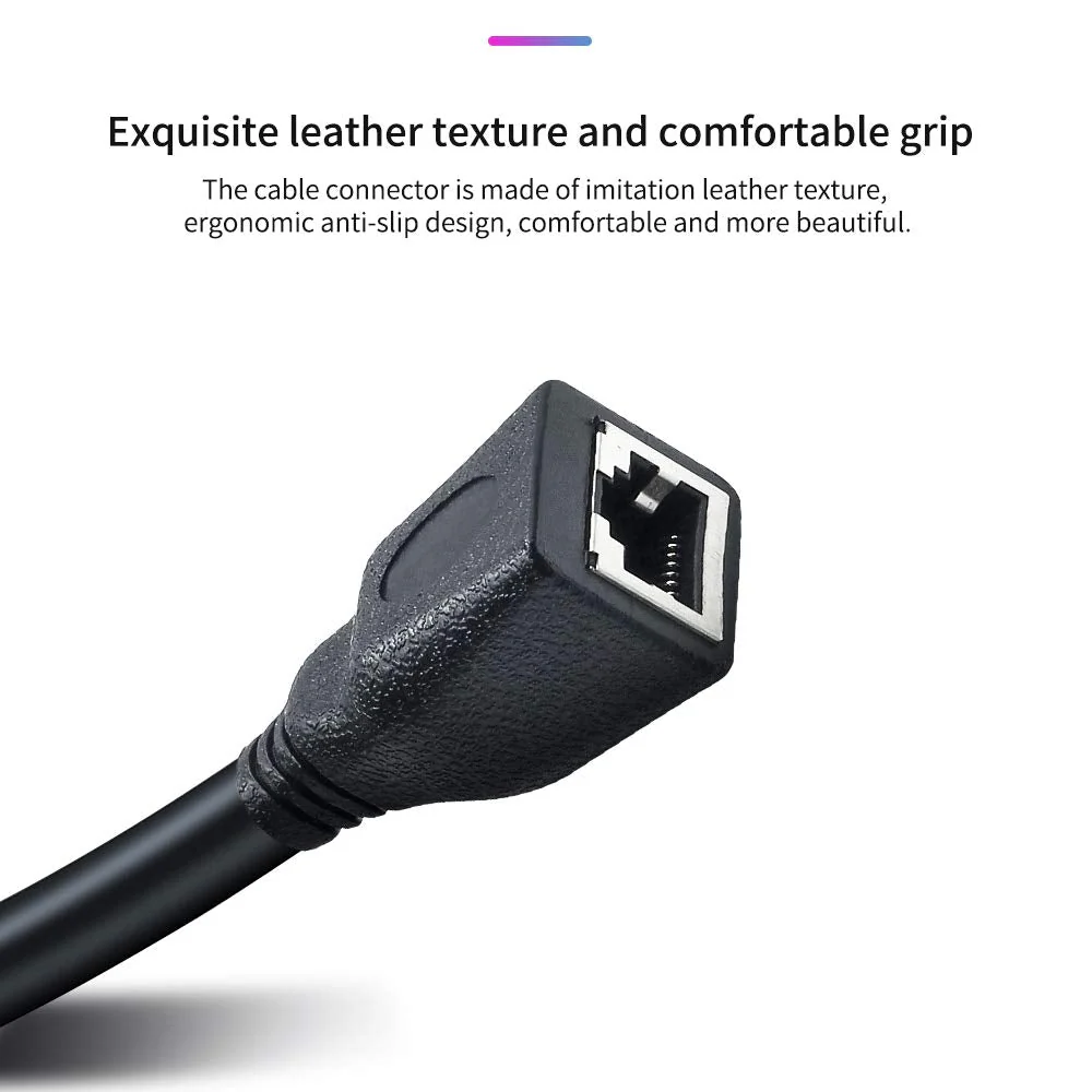 SiYear XLR 5 pin RJ45 Adapter Cable-XLR 5 Pin Male to RJ45 & XLR 5 Pin Female to RJ45 Female DMX Ethernet Adapter Converter cable(1SET/ 2PACK) - Image 4
