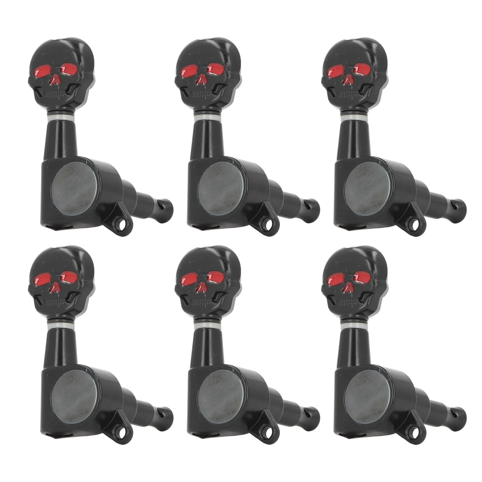 Skull Guitar Tuning Pegs, Metal Machine Heads Tuners, Electric Acoustic Guitar Tuners, Replacement Parts for Guitar Repair & Maintenance - Image 2