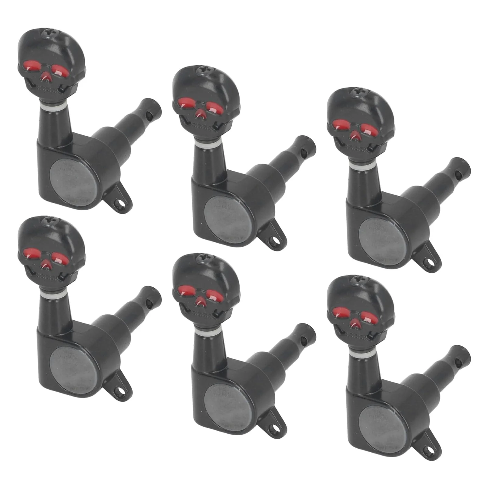 Skull Guitar Tuning Pegs, Metal Machine Heads Tuners, Electric Acoustic Guitar Tuners, Replacement Parts for Guitar Repair & Maintenance - Image 4