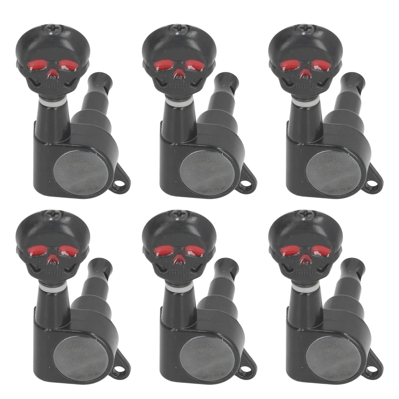 Skull Guitar Tuning Pegs, Metal Machine Heads Tuners, Electric Acoustic Guitar Tuners, Replacement Parts for Guitar Repair & Maintenance - Image 5
