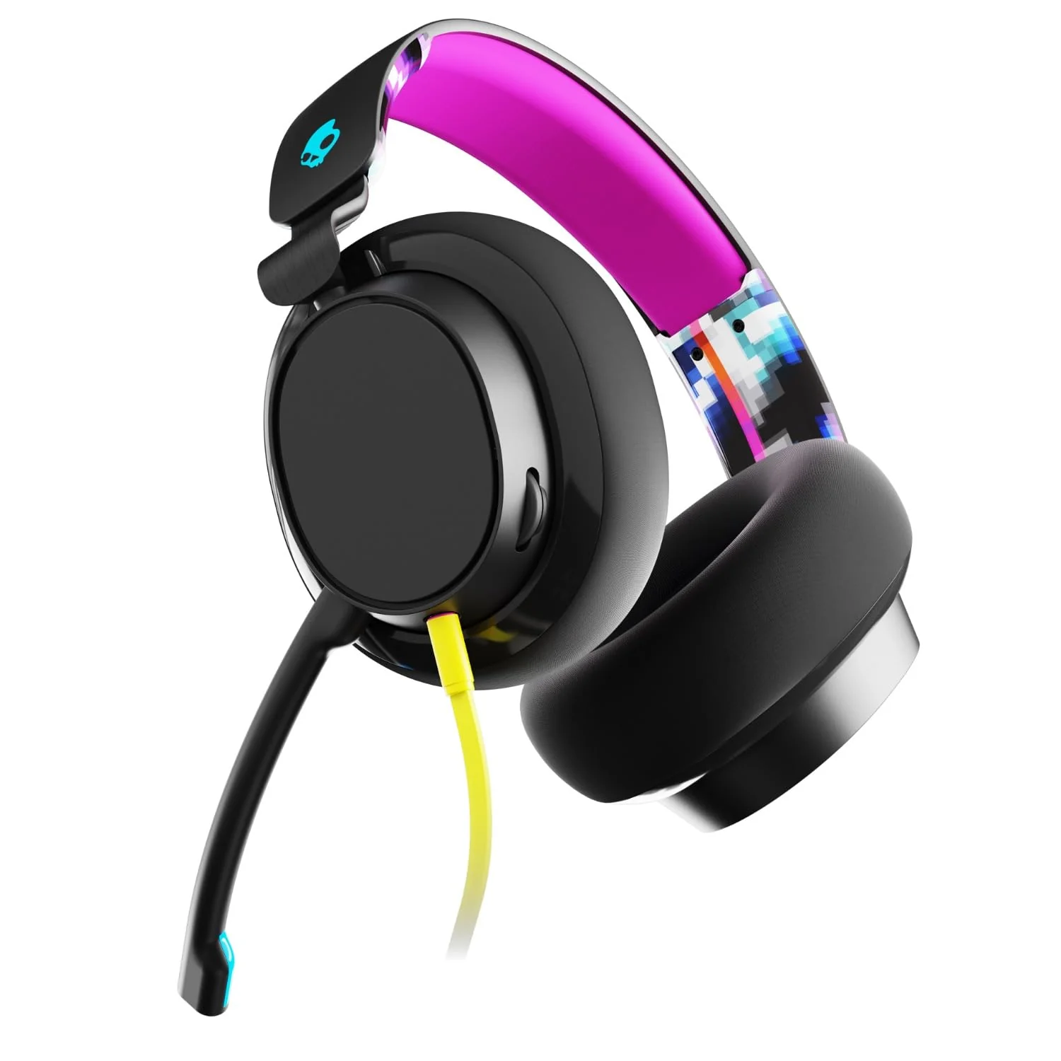 Skullcandy SLYR Multi-Platform Wired Gaming Headset, Removable Mic, Durable and Comfortable Lightweight Design, Ultra-Soft Memory Foam Ear Cushions, PC, Xbox, PlayStation - Black Digi-Hype - Image 3
