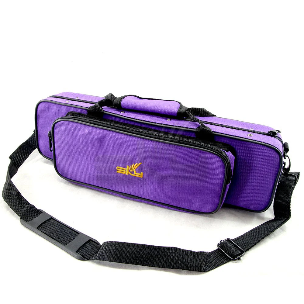 Sky "C" Flute Lightweight Case with Shoulder Strap (Purple) Purple