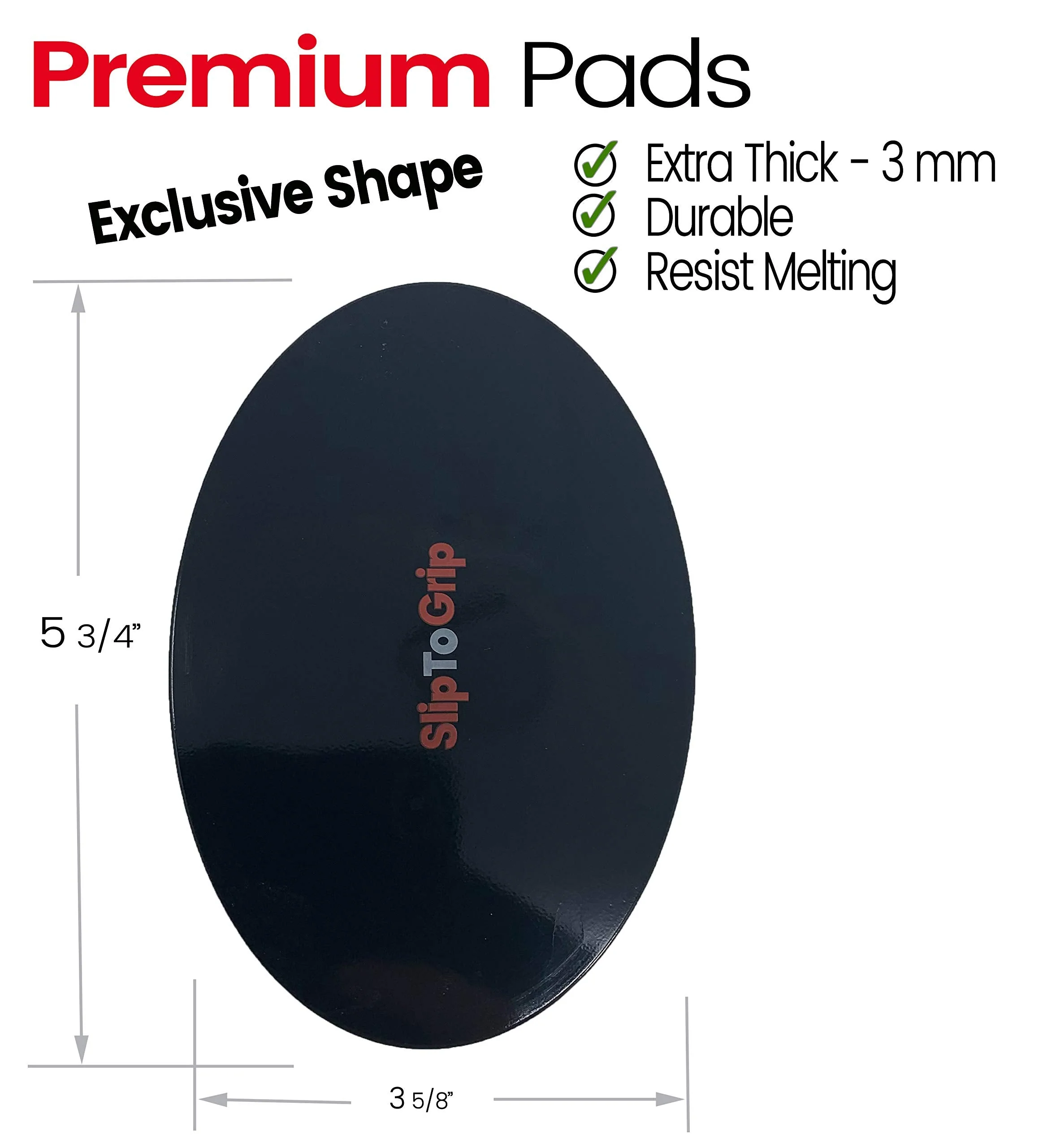 SlipToGrip Premium Cell Pads Twin Pack - Two Universal Cell Pads. Sticky Anti-Slip Gel Pads - Holds Cell Phones, Sunglasses, Coins, Golf Cart, Boating, Speakers. - Image 5