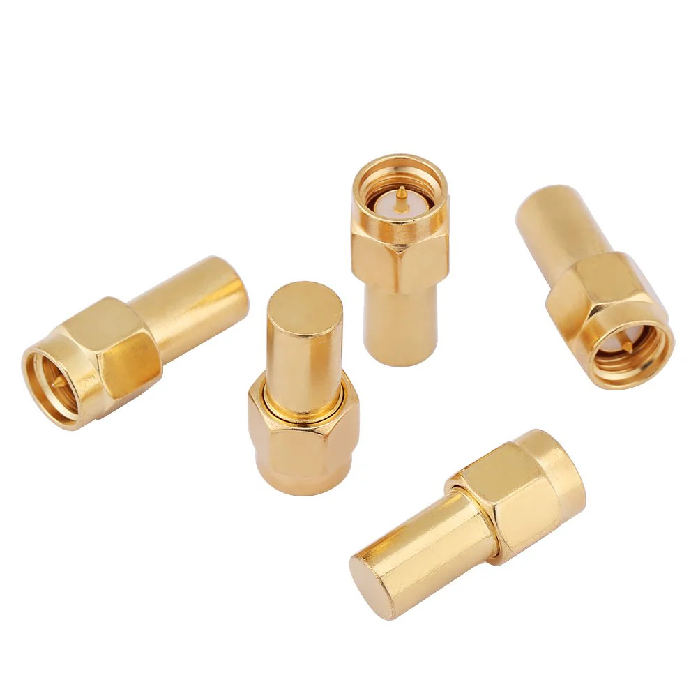 sma50ohl 5pcs SMA Male Connector RF Coaxial Matched Terminator Termination 5 Pieces SMA Connector Coaxial Adapter Terminal Terminal Terminal Termination Load 50 Ohm 2W Load - Image 7